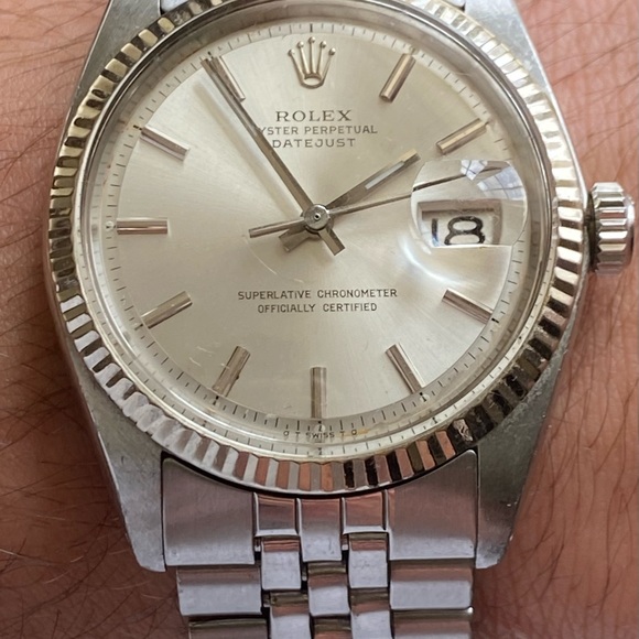 Rolex Datejust Automatic 36mm Silver Sigma Dial ref 1601 - Picture 2 of 4